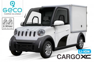 Geco Cargo gXC V2 7,5 kW 72V 140Ah elektrische mini truck | 76 km/u