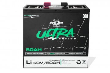 Polar Bear LiFePO4 lithiumbatterij Ultra-serie 60V 50Ah met BMS-app