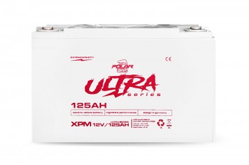 Polar Bear Ultra Series XPM 12V 125Ah onderhoudsvrije AGM accuvoedingsaccu